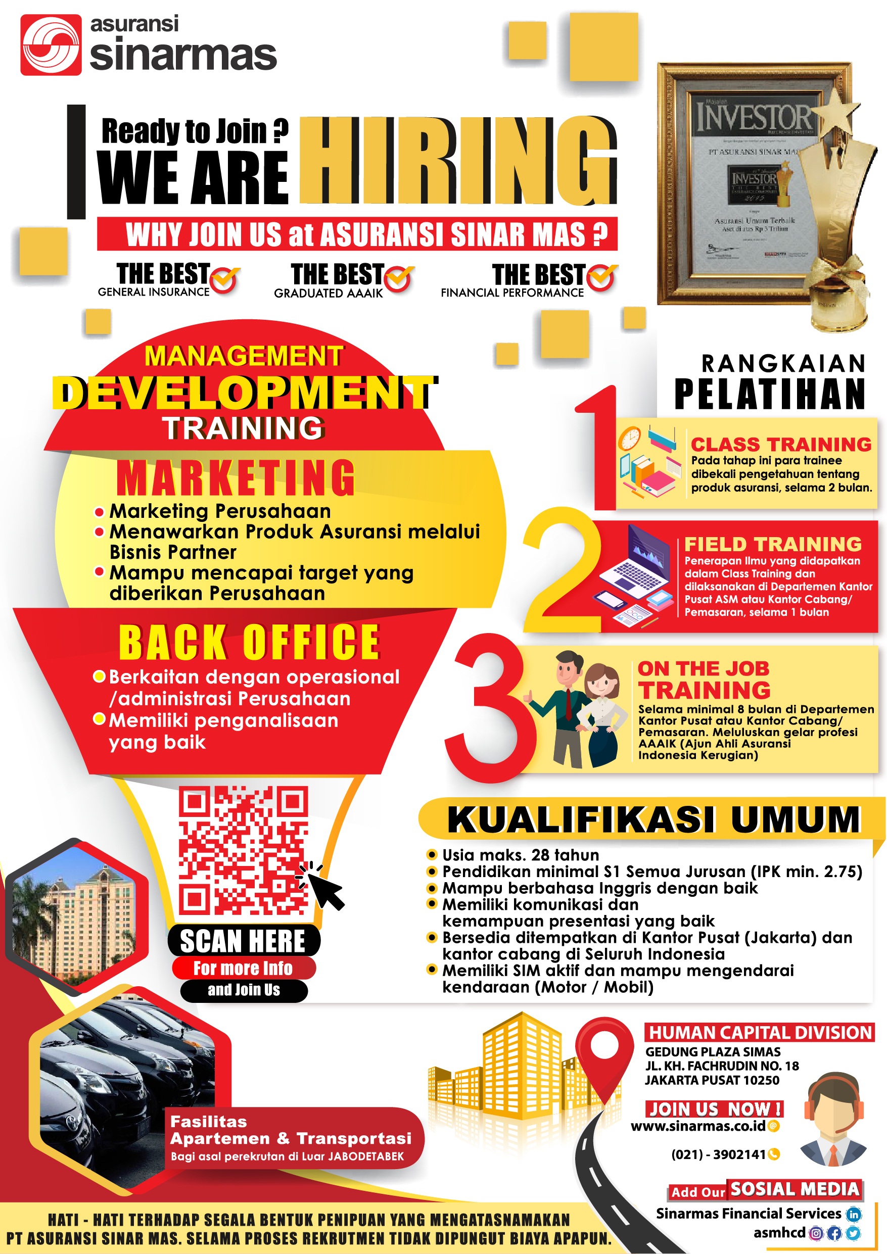 Job Fair PT. Asuransi Sinar Mas | ACC UBM